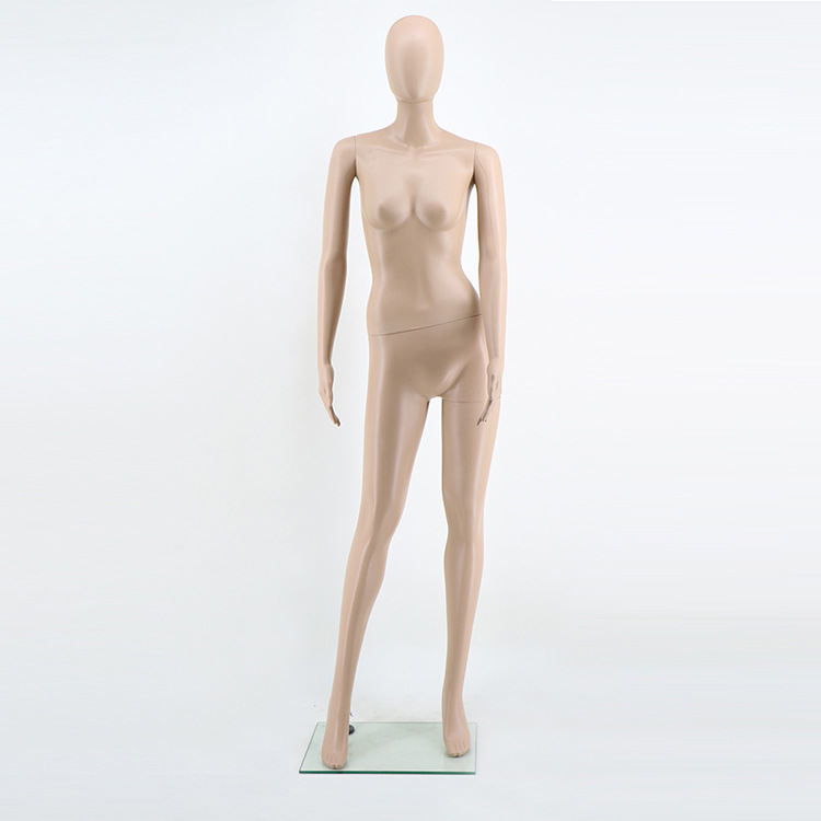 厂家直销韩版修长肤色女模少女小胸塑料模特礼服婚纱套装展示道具详情4