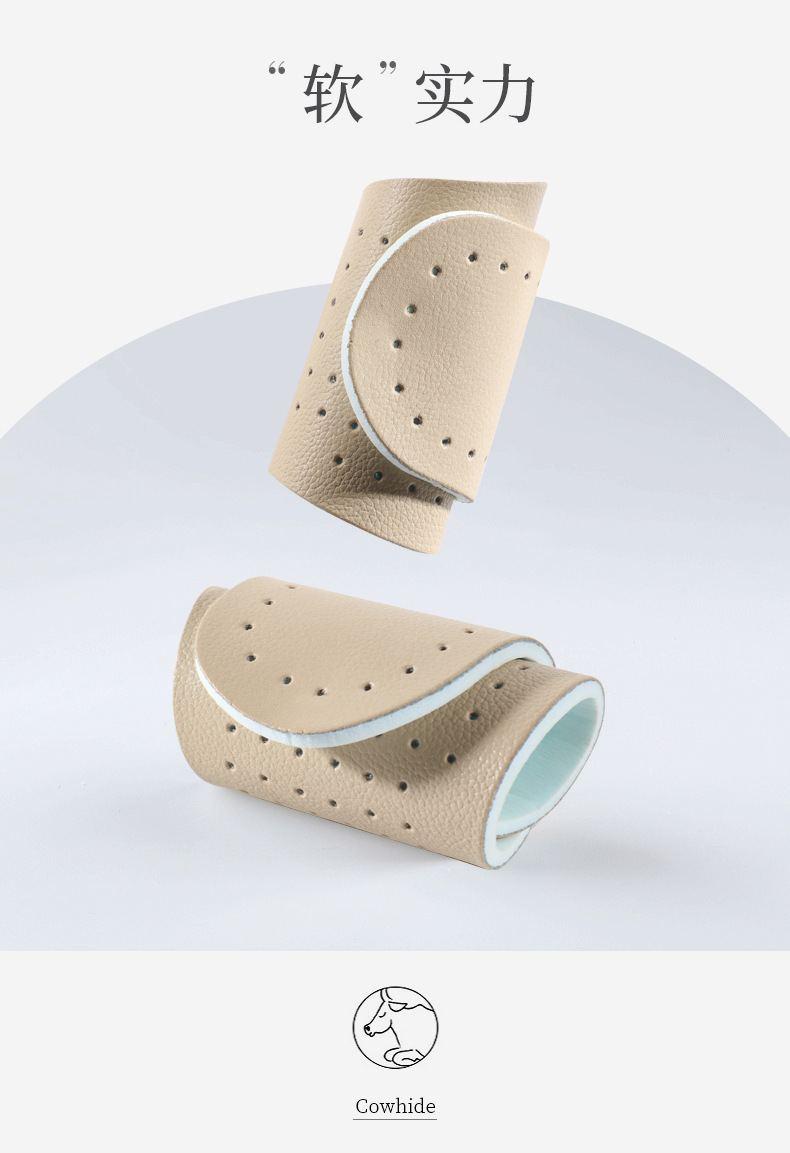 High elasticity, shock absorption, deodorization, super soft leather insoles, summer thin full insoles, a must-have for standing for a long time without getting tired pic 11