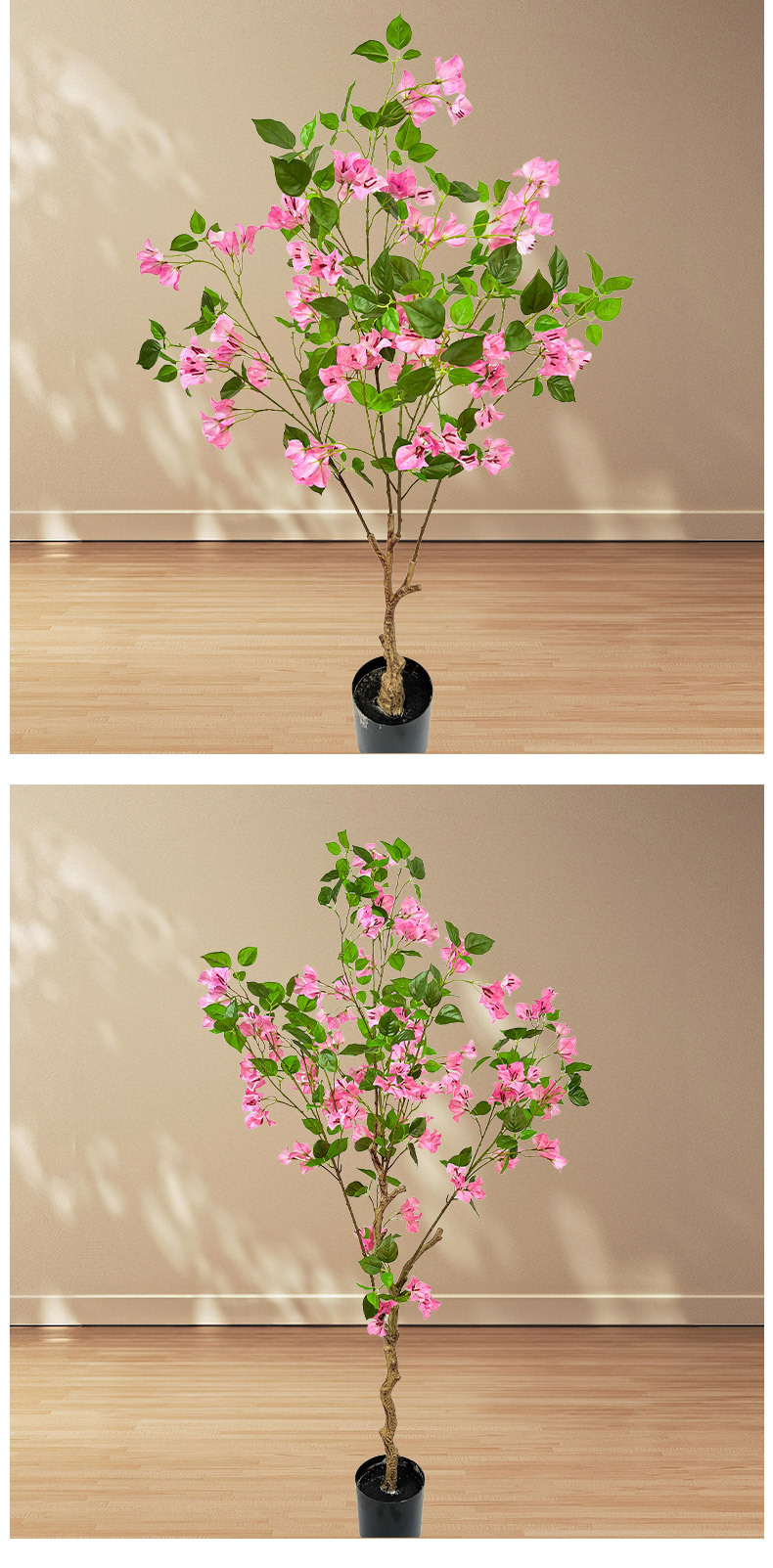 仿真三角梅家居摆件婚庆酒店橱窗造景装饰绿植工程绢花工厂供应详情7