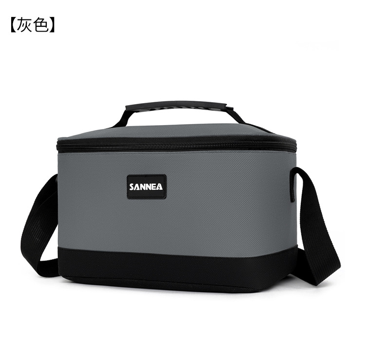 Wholesale aluminum foil lunch bags, waterproof ice packs, hand-held lunch box bags, thickened striped bento bags, insulated bags, cross-border pic 32