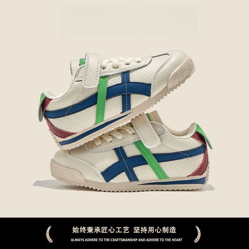 真皮儿童阿甘鞋2025春秋新款宝宝板鞋女童鞋子透气运动鞋男童鞋潮详情4