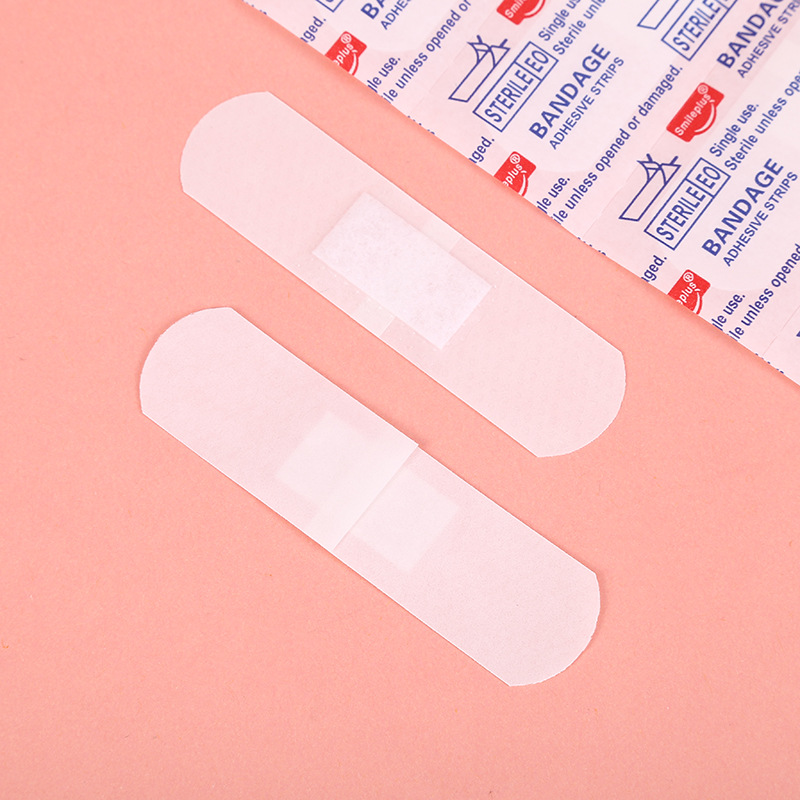40 pieces of transparent PE band-aids are waterproof, breathable, white and elastic, only for foreign trade export pic 5