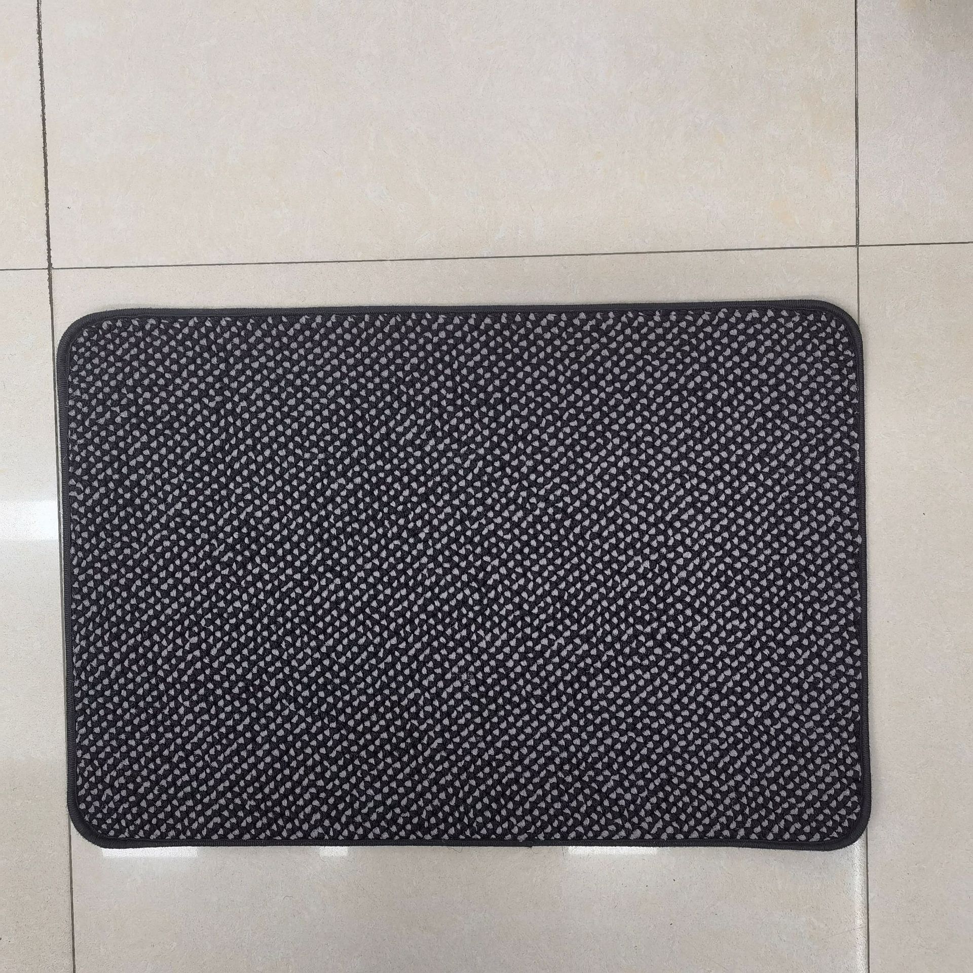 Polvos de poliéster de dos colores piña grano polvo raspador arena y barro cojín de puerta de entrada antideslizante dormitorio cocina baño piso cojín pic 4