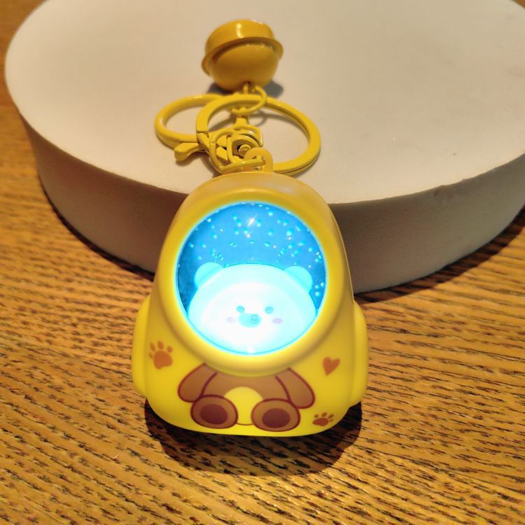 小熊钥匙扣包包挂件网红氛围灯钥匙链爪机礼品小礼物详情7