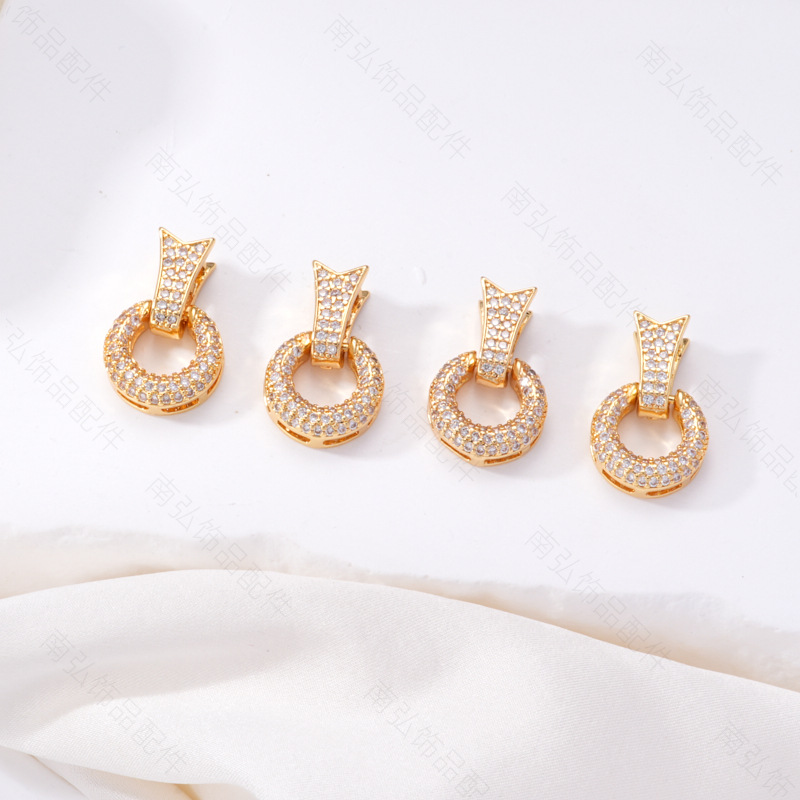 Zhuji pearl necklace buckle 8-shaped buckle, handcrafted end buckle, connecting buckle, mother-and-child buckle, sweater chain, universal buckle, DIY accessories pic 12