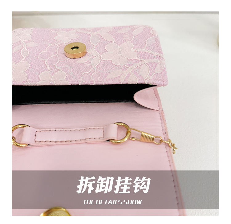 新款儿童珍珠手提包可爱美人鱼蕾丝公主包女宝时尚游玩搭配斜挎包详情21