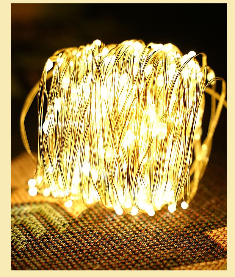Cross-border led white box light string l Christmas decorative color light 1-meter, 2-meter, 3-meter, 5-meter light string pic 6