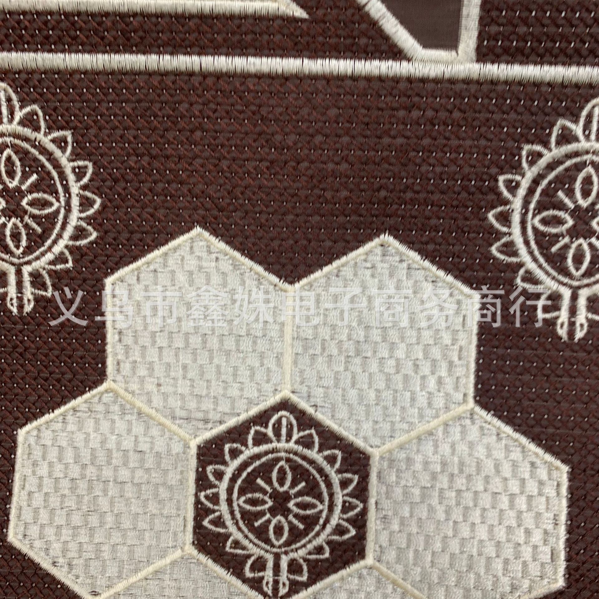 Rectangular embroidered circular collar stage costume accessories pic 2