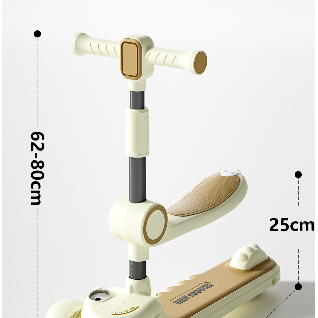 儿童滑板车三合一快拆可坐人滑轮车脚蹬闪光三轮车溜溜车滑步车详情33