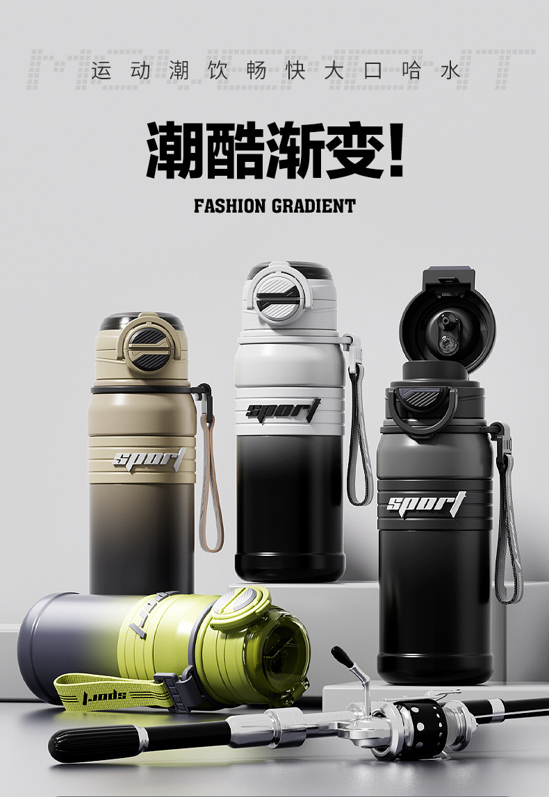 316不锈钢潮流保温杯户外运动大容量弹跳水杯便捷带提手双饮水壶详情14