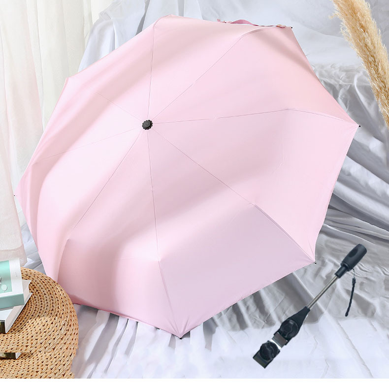 三折加大婴儿车遮阳伞溜娃神器防晒童车伞宝宝三轮推车折叠太阳伞详情15