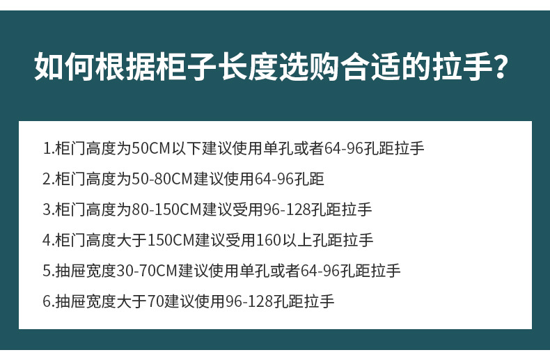 橱柜抽屉拉手锌合金拉手铝合金拉手家具黑色拇指印门把手批发详情14