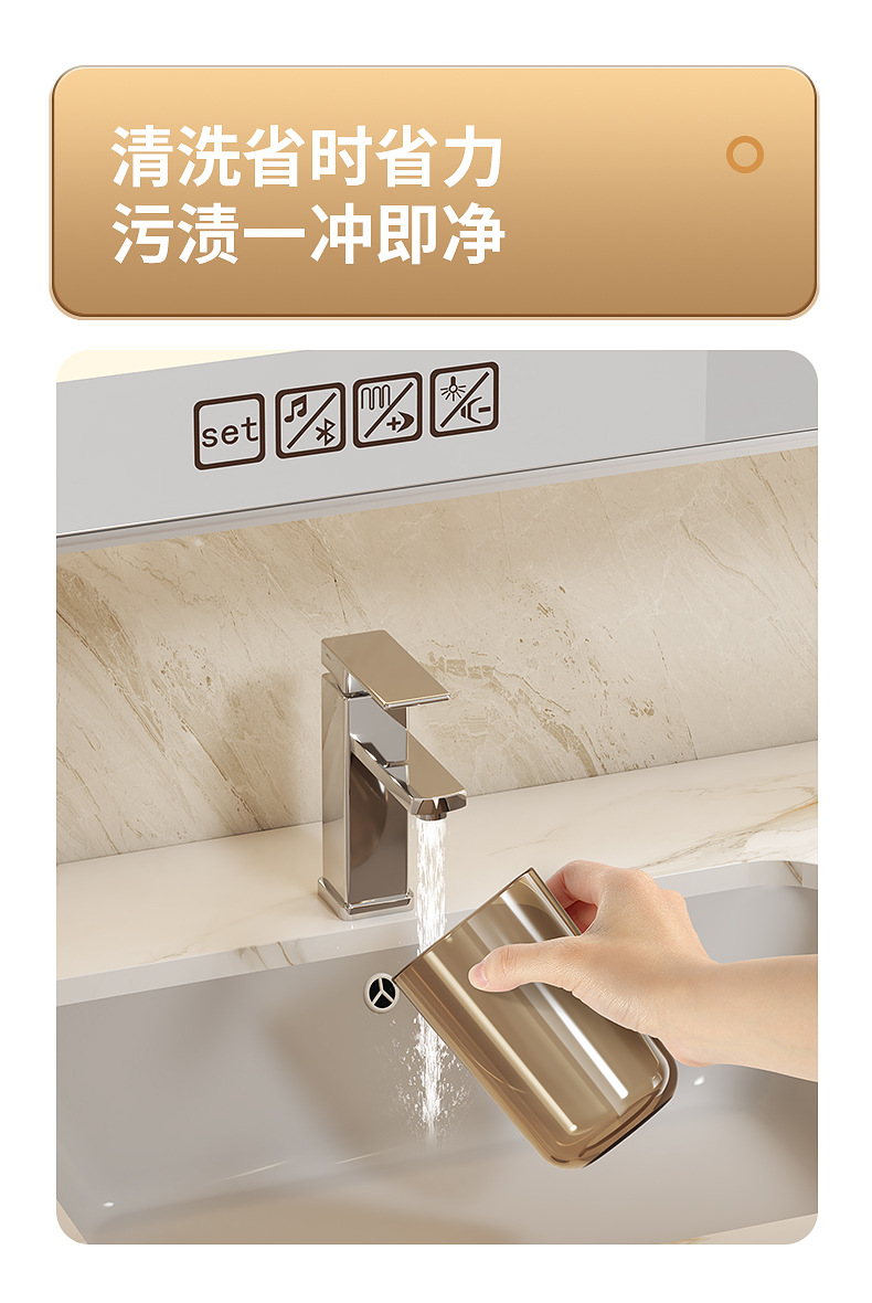 浴室牙刷架收纳盒卫生间免打孔牙膏刷牙杯架太空铝电动牙刷架批发详情15