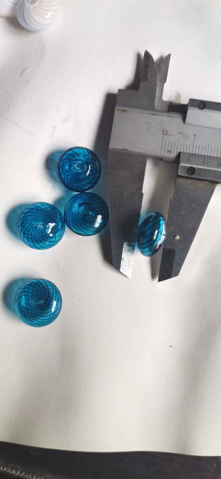 古法琉璃复古彩色空心琉璃珠琉璃泡泡琉璃球DIY仙女耳环手链项链详情6