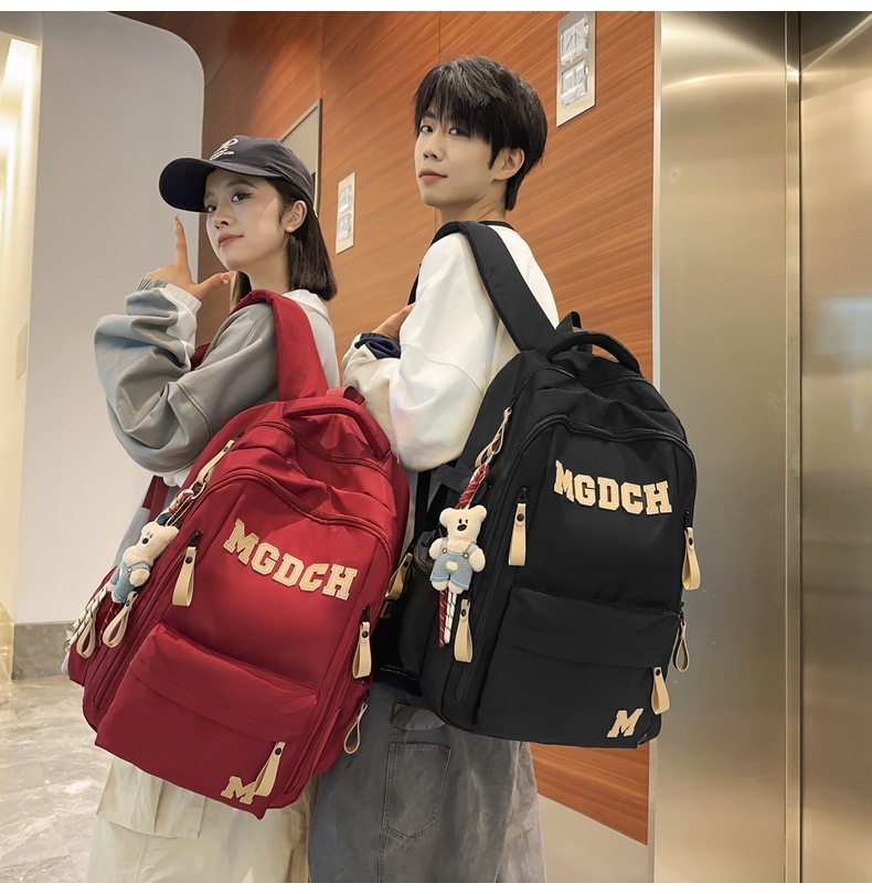 大容量多层书包初中生男女高中生双肩包减负护脊超轻便电脑背包详情16