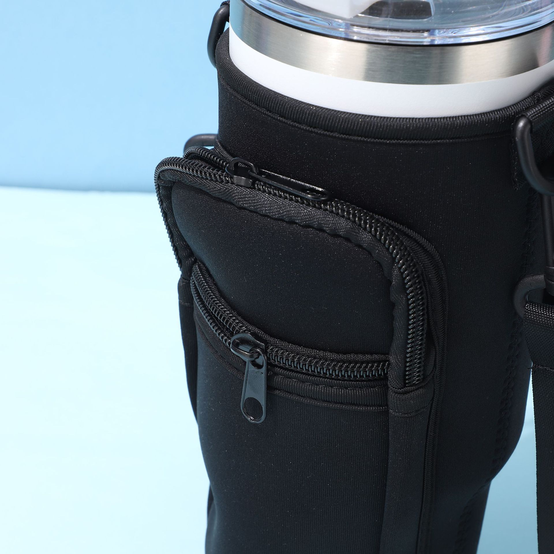 Wholesale 40oz car cup covers, diving fabric, crossbody straps, ice cup covers, and Stanley handle cup covers pic 12