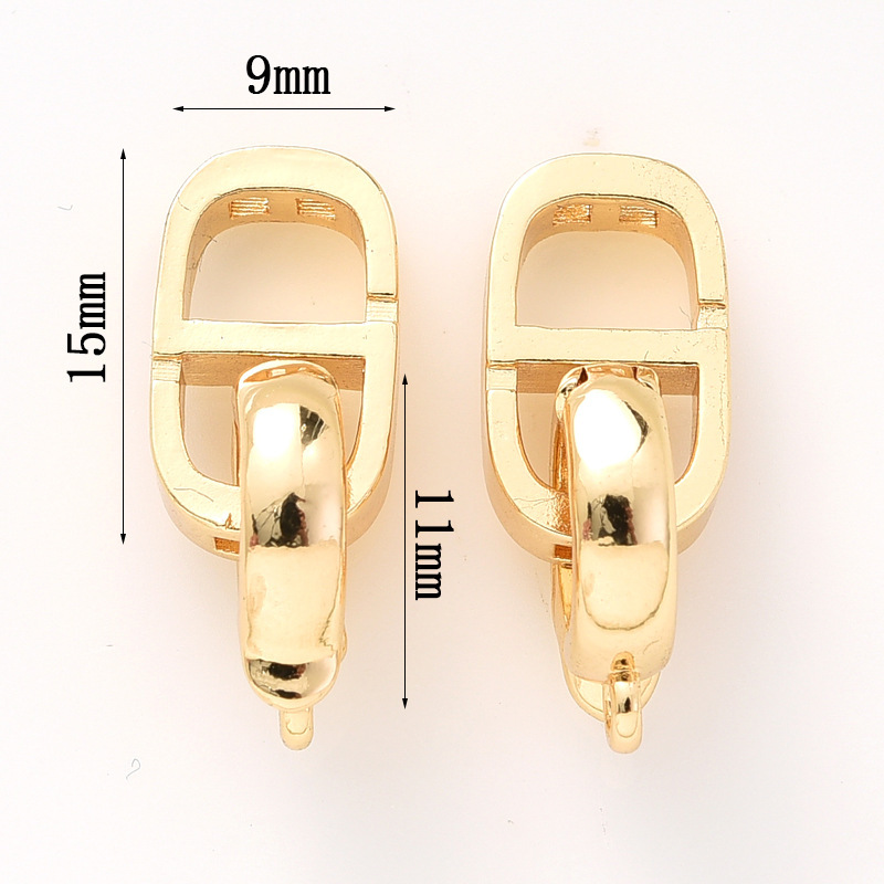 Zhuji pearl necklace buckle 8-shaped buckle, handcrafted end buckle, connecting buckle, mother-and-child buckle, sweater chain, universal buckle, DIY accessories pic 37