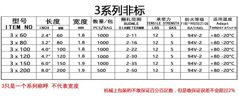 扎带尼龙扎带厂家大量批发加粗大号捆绑塑料扎带耐寒工业级速线带详情18