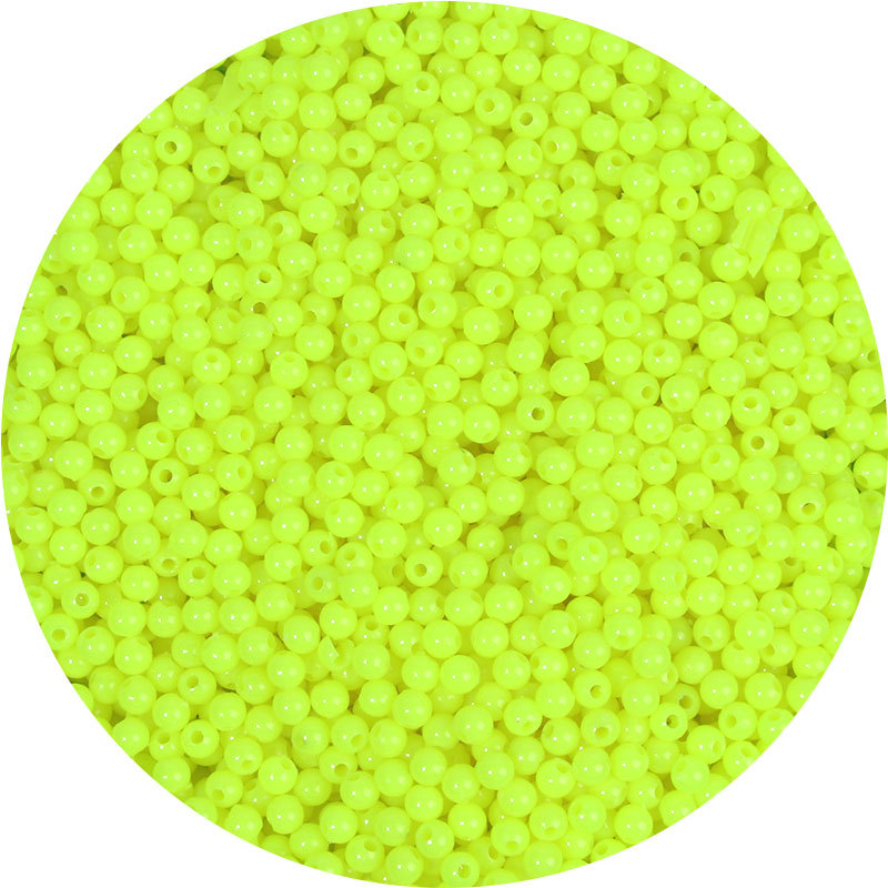 4mm亚克力塑料实色圆珠diy手工串珠手链首饰材料配件配饰散珠批发详情29
