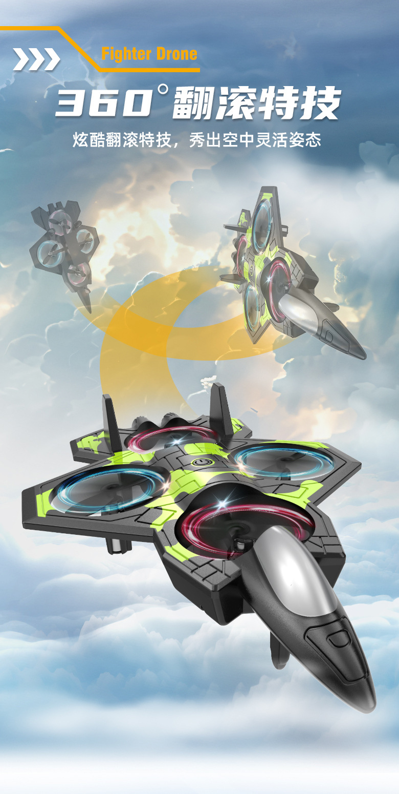 ABS plastic remote-controlled aircraft, remote-controlled fighter jets, high-quality quadcopters, foam drones pic 22