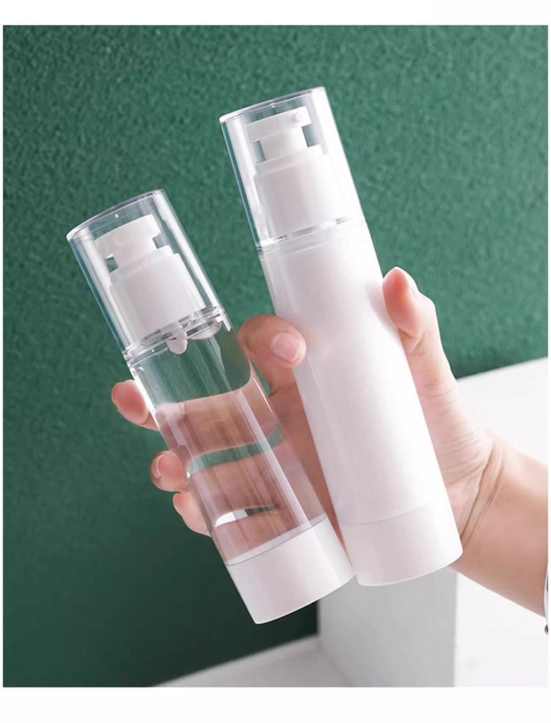 Emulsion dispensing bottle, travel press vacuum portable small bottle, empty bottle, high-end travel business package, available for boarding pic 13