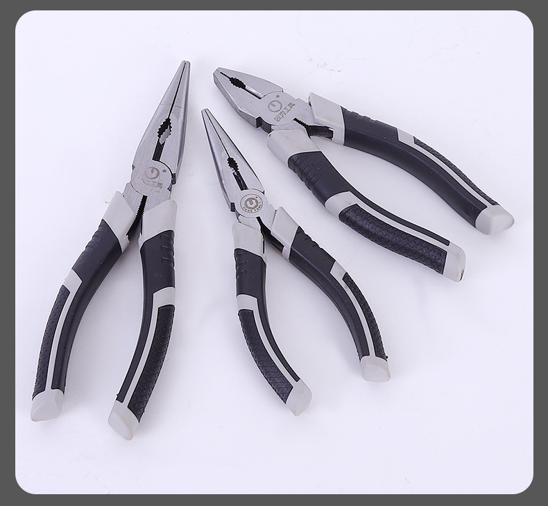 厂家批发老虎钳尖嘴钳6寸8寸钢丝钳子剪铁丝美式斜嘴斜口钳工具详情13