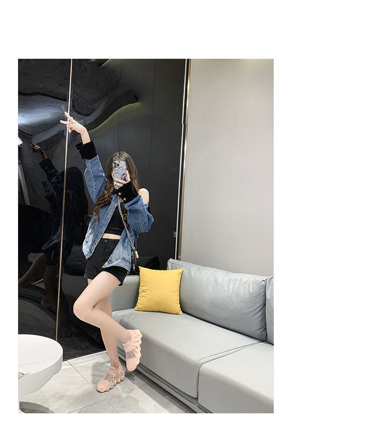 2024新款八爪鱼网面透气运动鞋女夏厚底软底透网跑步鞋时尚休闲鞋详情5