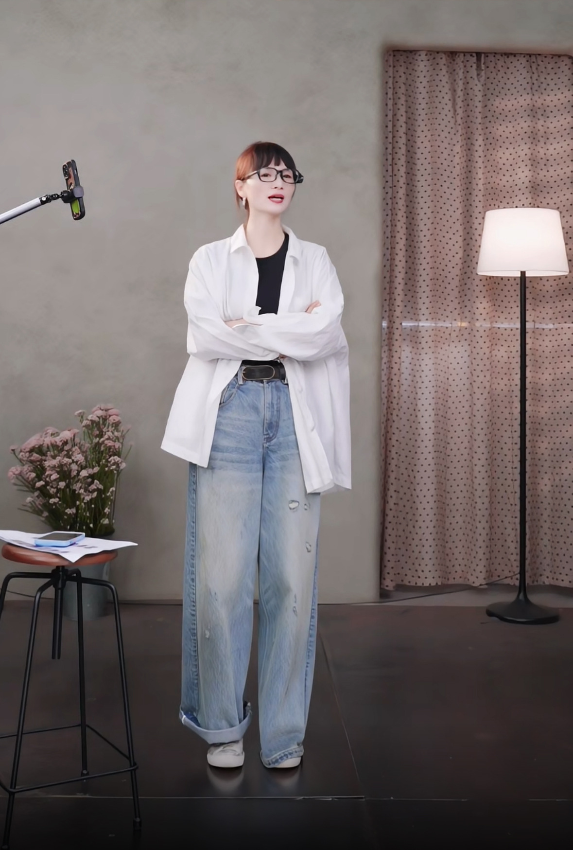 【 Random Thoughts 】 Summer Storm Ripped Heavy Washed jeans straight-leg pants for all four seasons pic 13