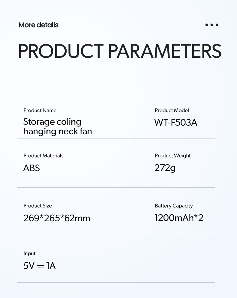 Cross-border neck fan 2025 New model outdoor sports ice pack cooling Fan Portable brushless motor neck fan pic 18