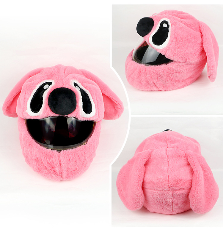Motorcycle helmet, Christmas cartoon, innovative helmet protection, fun Christmas hat, Stitch, personalized plush pic 20