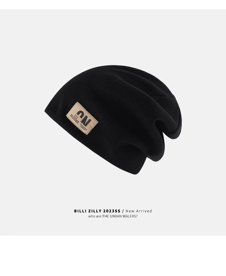 秋季女士保暖堆堆帽 针织显脸小月子帽 冷帽包头帽 防风防寒护耳套头帽 成人帽款详情14