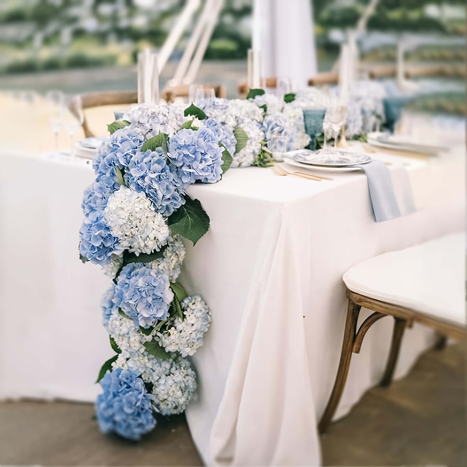 亚马逊热卖仿真花大绣球花头花朵婚庆装饰插花装饰婚礼吊顶Temu代详情16