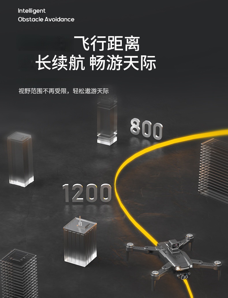 Cross-border new product J5 Drone brushless GPS positioning high-definition aerial photography obstacle avoidance four-axis remote control aircraft toy gift box pic 13