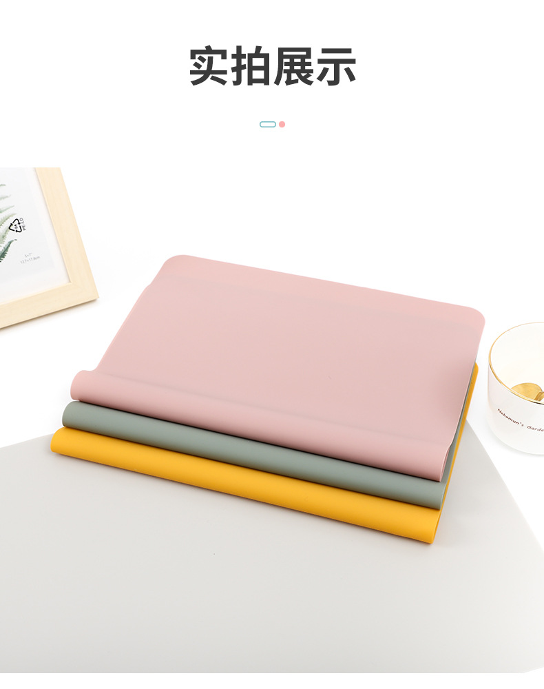 厂家现货食品级长方形餐垫杯垫可折叠收纳西餐垫防滑隔热桌垫详情14