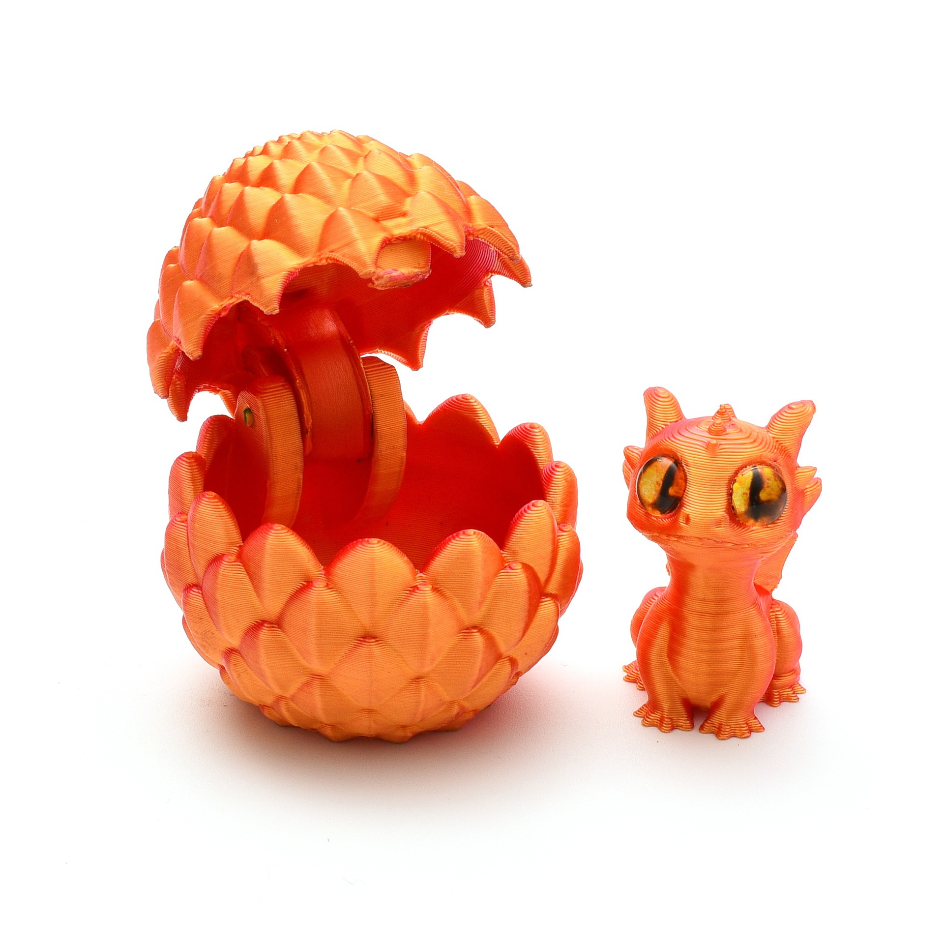 【跨境爆款】3D打印水晶小龙蛋套装玩具摆件桌面儿童迷你桌面装饰详情8