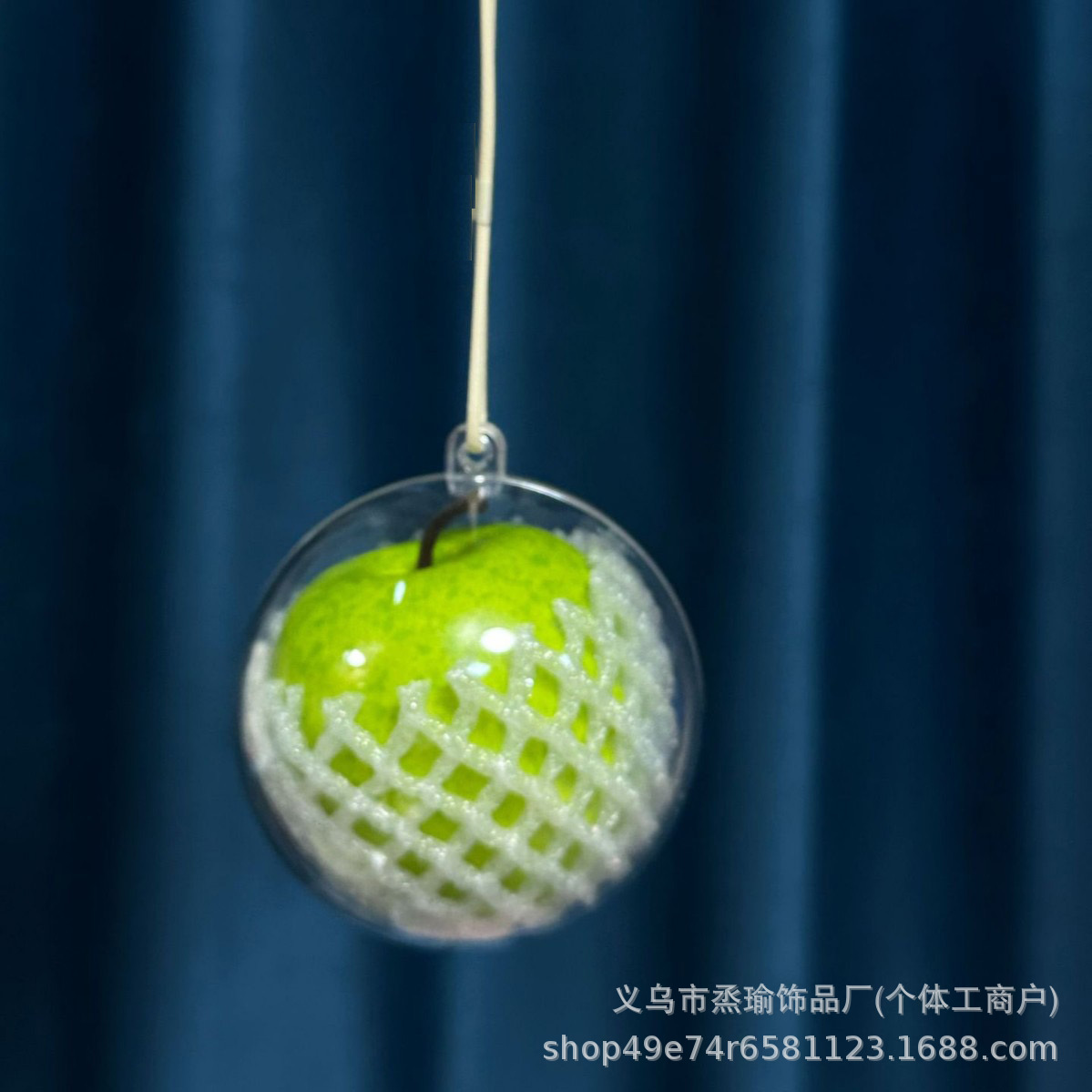 手工创意苹果挂件苹果汽车挂礼物情侣包包挂件平安果挂饰红运当头详情8