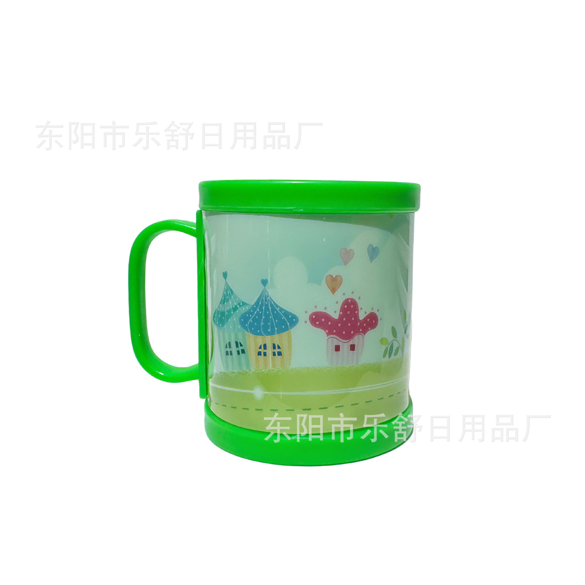 精品卡通可爱色彩缤纷马克杯漱口杯卡通套皮杯学生夏季便携塑料杯详情13