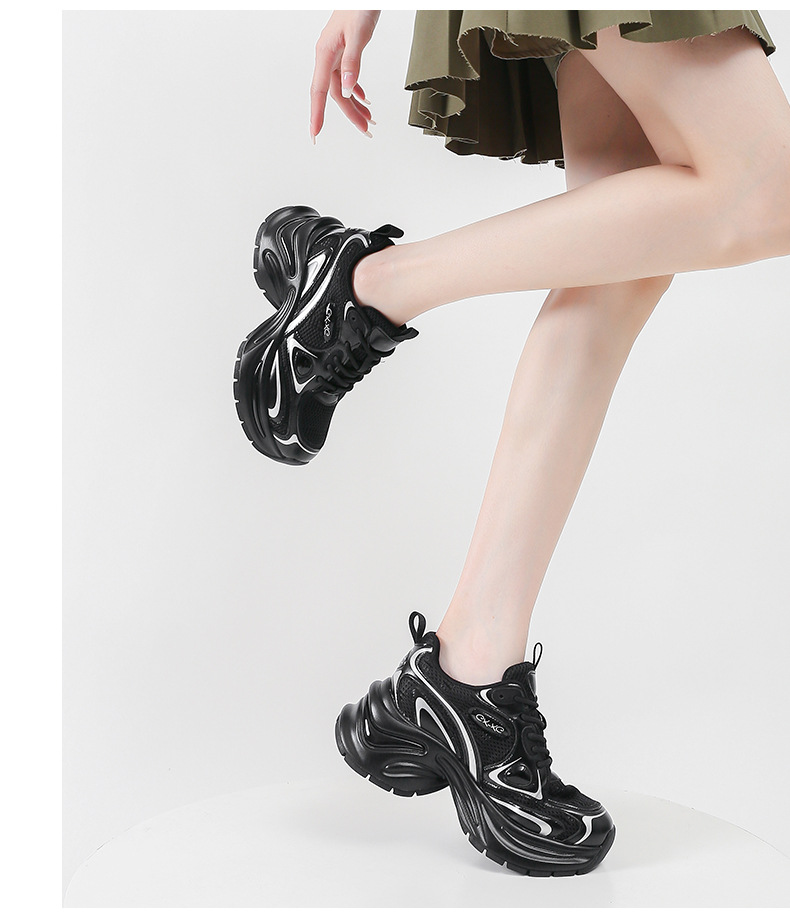 In the autumn and winter of 2025, dad shoes for women are popular thick-soled, versatile, casual, anti-slip, height-increasing, soft-soled, and lightweight sports shoes pic 21