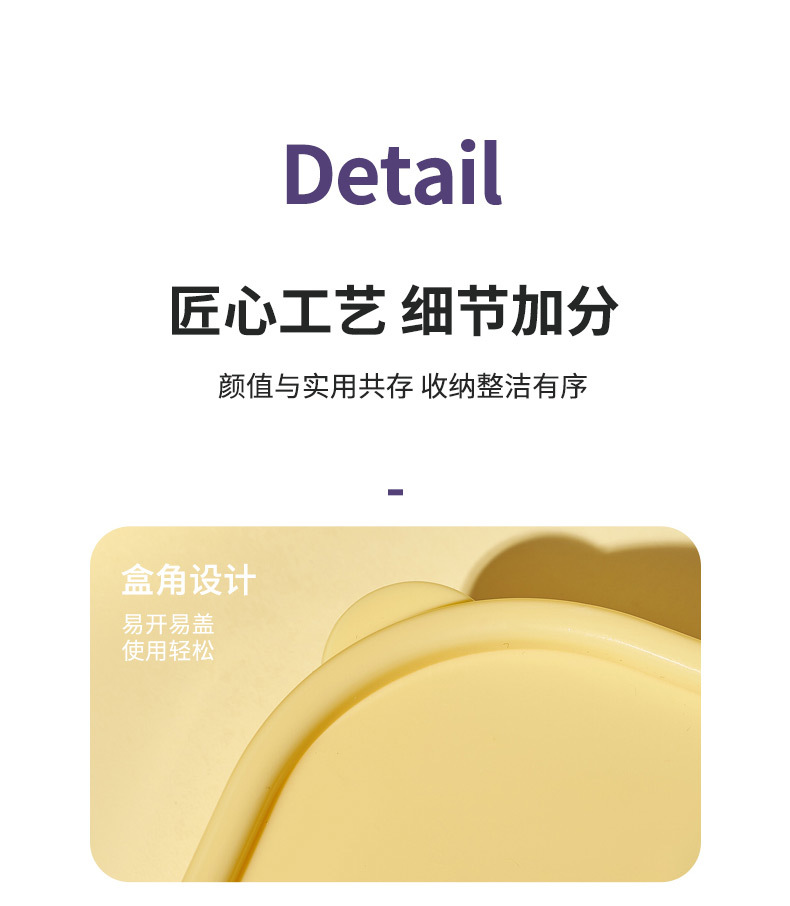 大容量塑料便当盒可微波密封保温儿童饭盒学生上班族分格午餐盒详情9