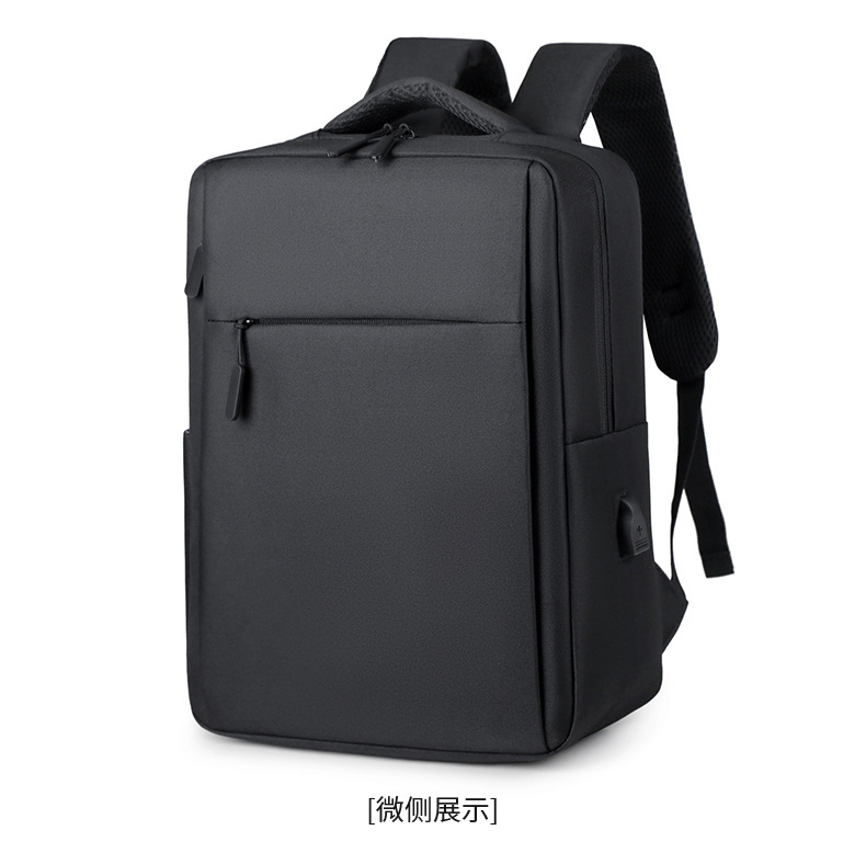 商务双肩包男多功能背包大容量旅行包高级感背包电脑包书包印logo详情31