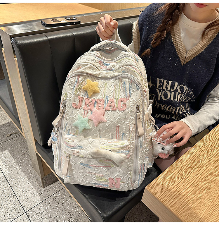 High appearance level schoolbag for junior high school girls, cute and lightweight backpack for primary school students, and large-capacity backpack for senior high school students pic 14