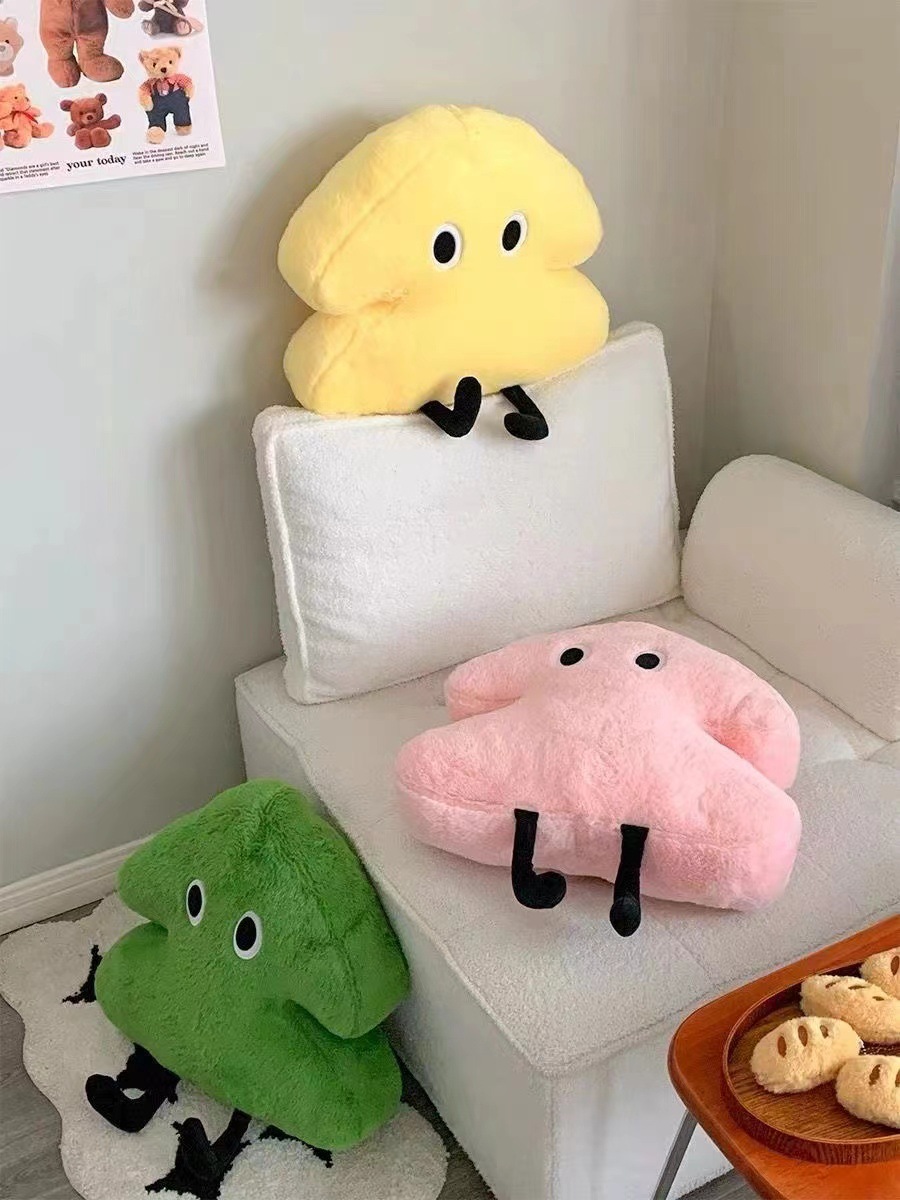 ins风绿色小树毛绒玩偶抱枕卧室沙发床头靠垫圣诞树送女友礼物详情2