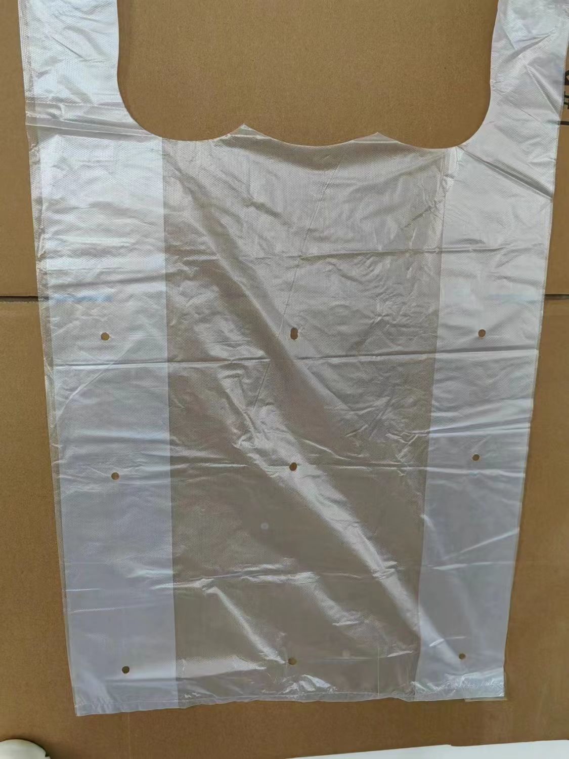 白色加厚透明加大号手提塑料袋透气打孔袋子背心袋水果蔬菜防雾袋详情13