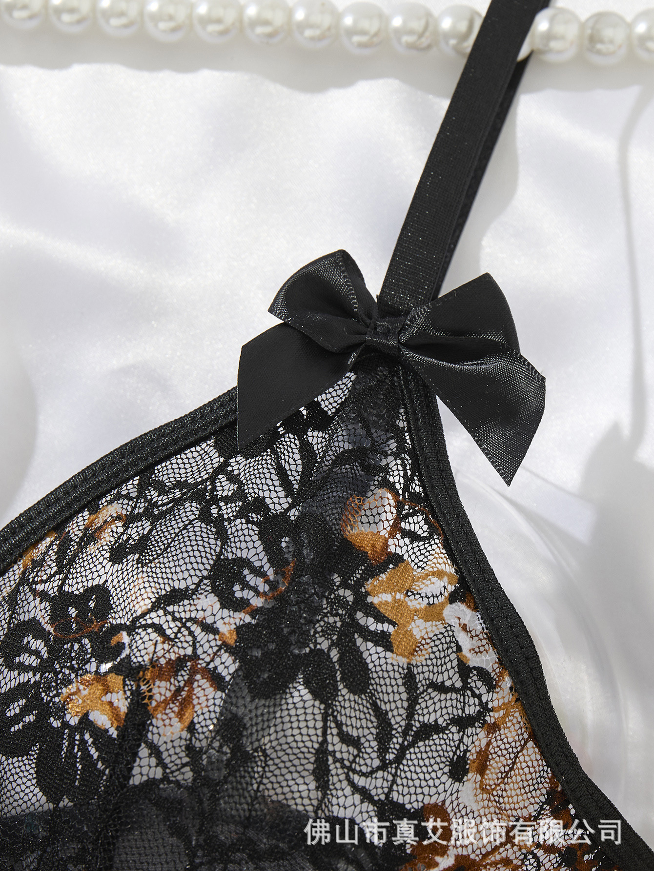 2025 New style sleeping dress, deep V-shaped mesh transparent backless halter pajamas, pure and alluring home wear for women 71 pic 11