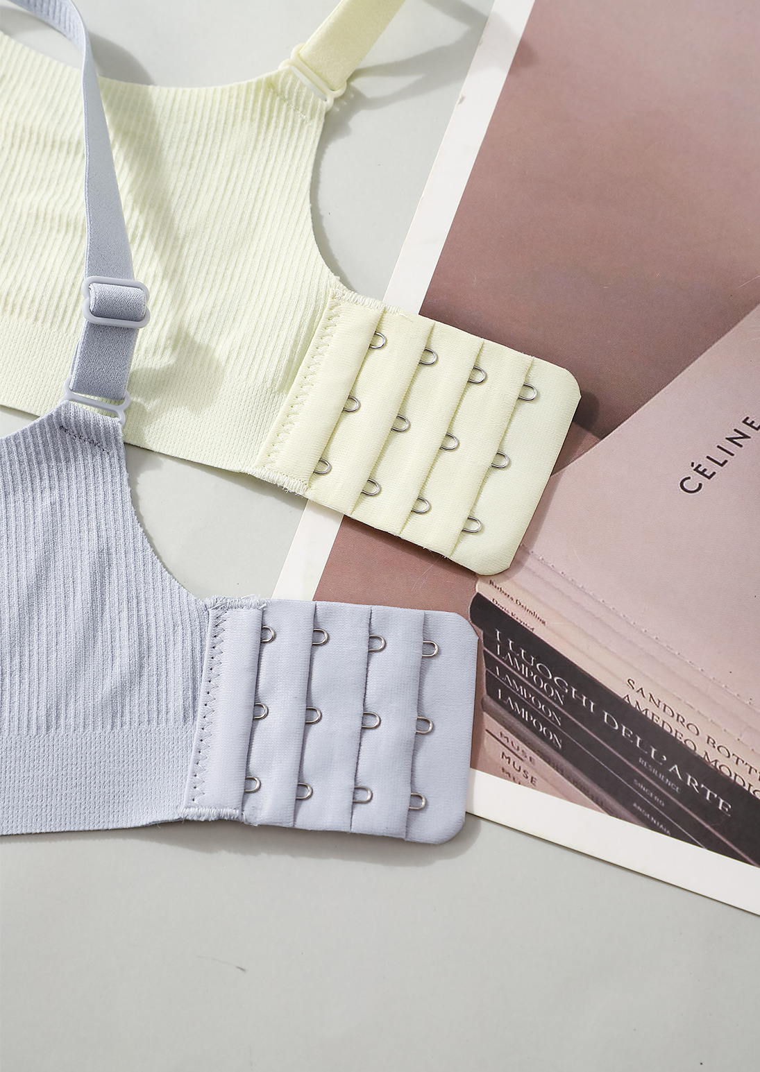 New autumn and winter lingerie for women with a small breast, a water drop cup, a fixed cup, and a jelly soft support bra cover for all four seasons pic 11