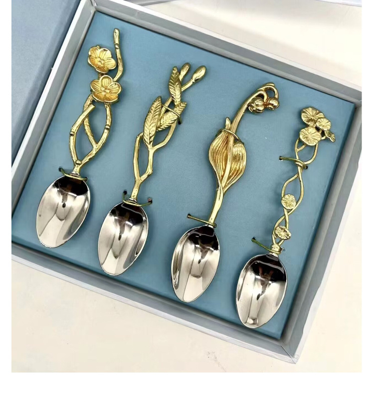 奢华品不锈钢咖啡勺北欧风高颜值简约批发详情9