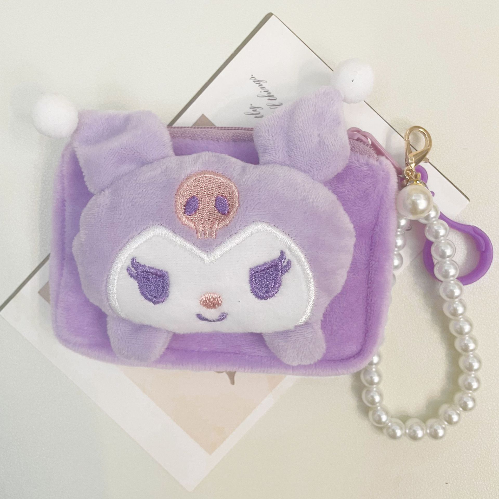 日韩零钱包卡通可爱公仔方形小钱包情侣硬币耳机收纳包小礼品批发详情14