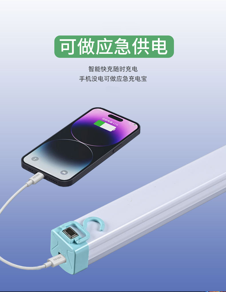 Jiuliang DP outdoor emergency light tube, fire light, ambient light, 12V waterproof strong light pic 15