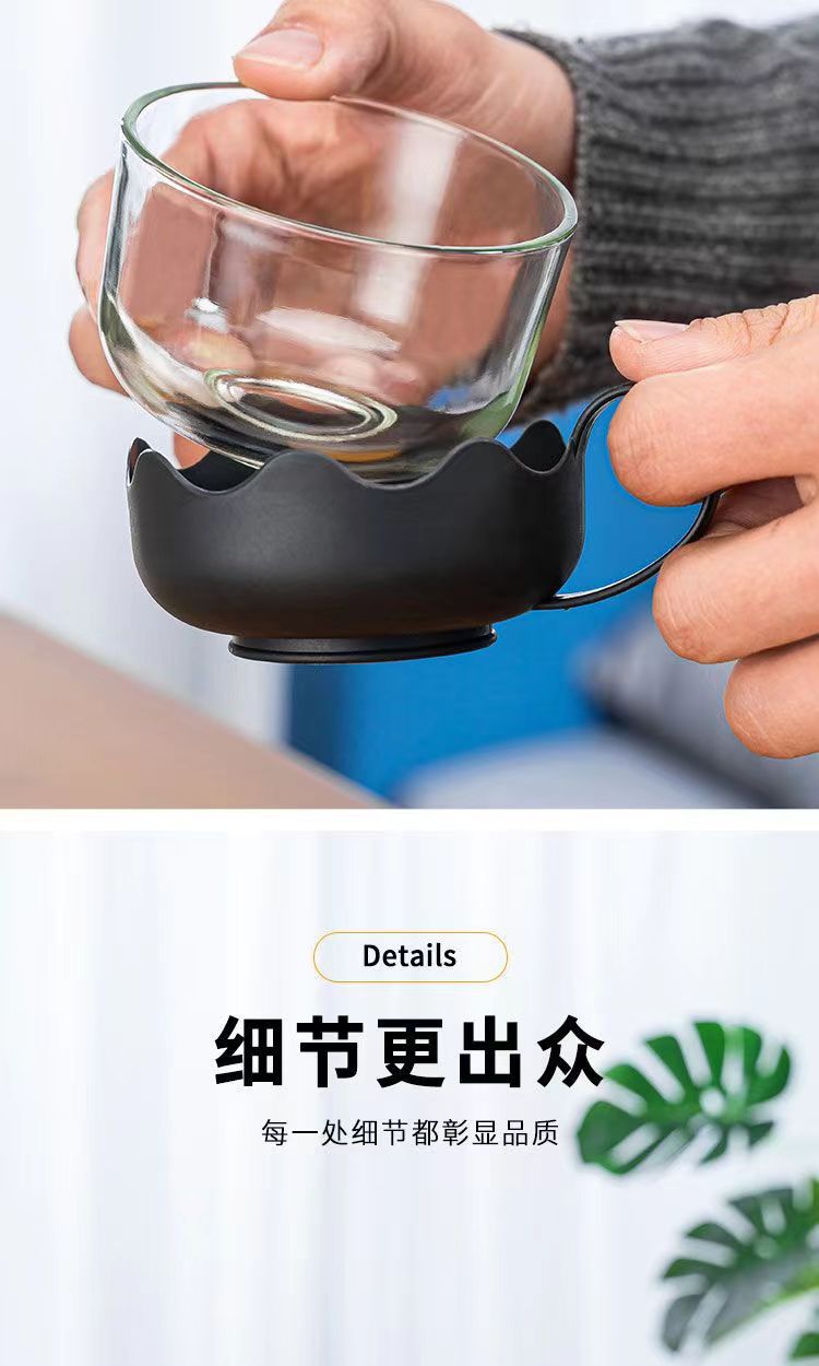 泡沫包装泡茶壶玻璃水具套装茶水分离功夫茶具一壶带水杯养生茶具详情7