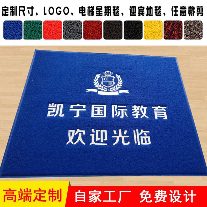 门口地垫加厚塑料丝圈脚垫大门口防滑防水地毯家用入户门垫可裁剪详情27